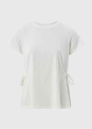 White Tie Side T-Shirt