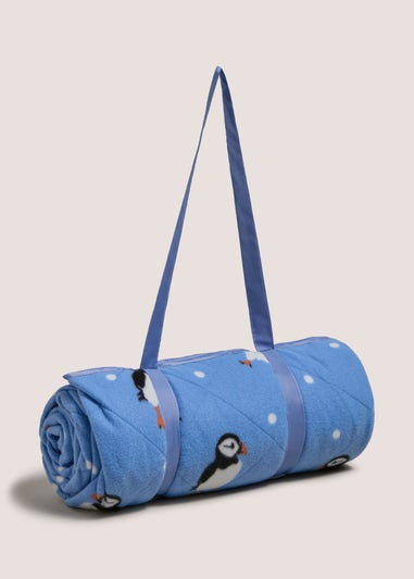 Outdoor Quilted Puffin Picnic Blanket
