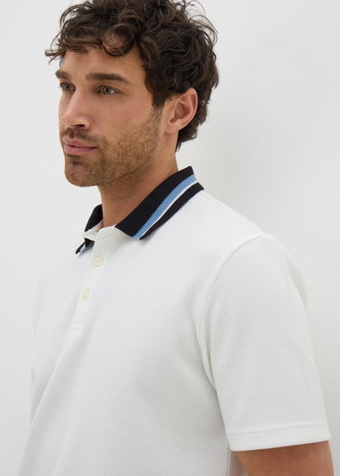 White Tipped Polo Shirt