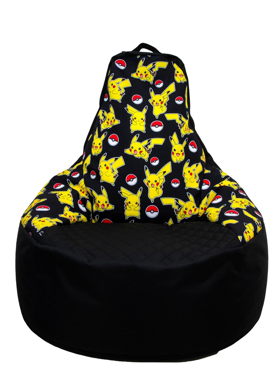 Pokémon High Back Yellow Lounging Gaming Bean Chair