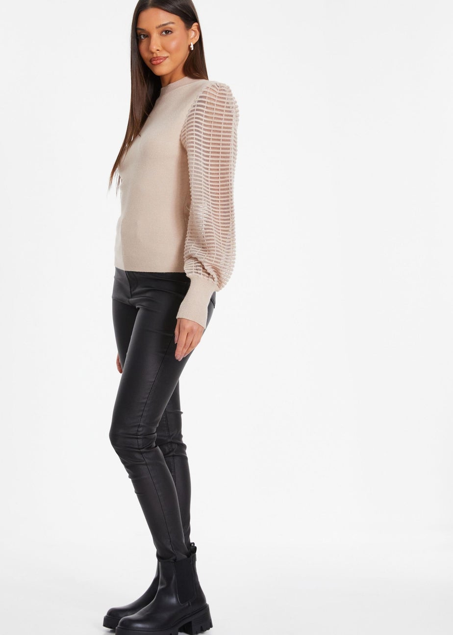 Quiz Stone High Neck Jumper