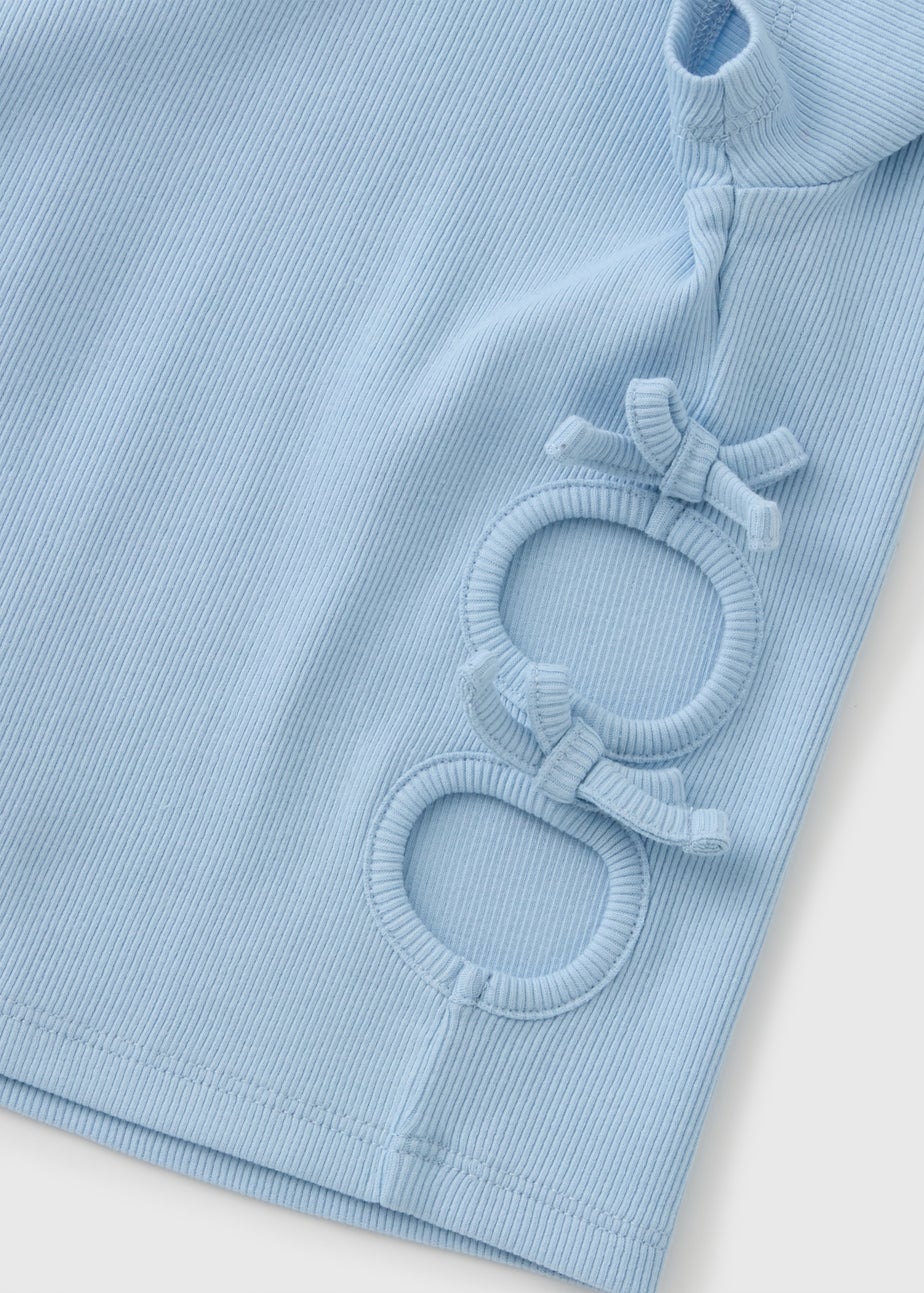 Girls Cut Out T-Shirt & Shorts Set (7-15yrs)