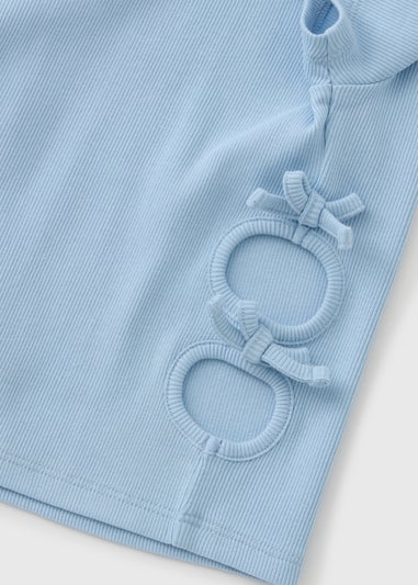 Girls Cut Out T-Shirt & Shorts Set (7-15yrs)