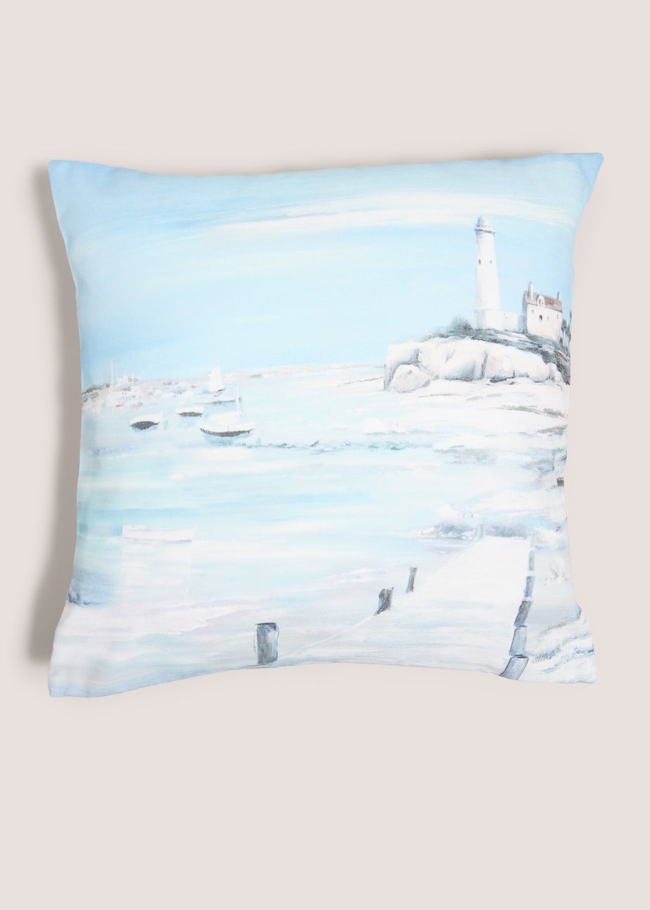 Harbour Scene Cushion