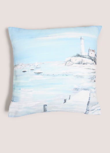 Harbour Scene Cushion