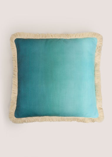 Teal Tie dye Cushion