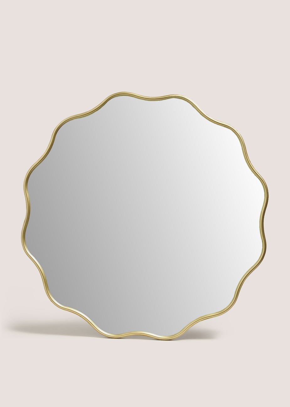 Gold Wavy Mirror