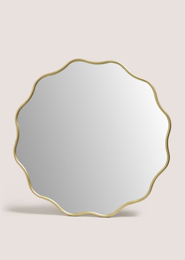Gold Wavy Mirror