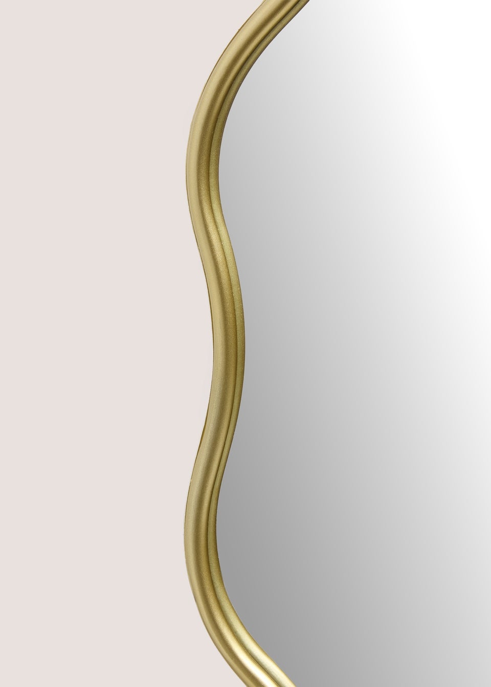 Gold Wavy Mirror