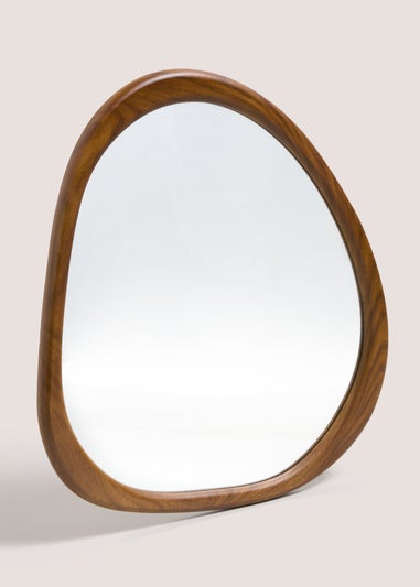 Wood Abstract Mirror