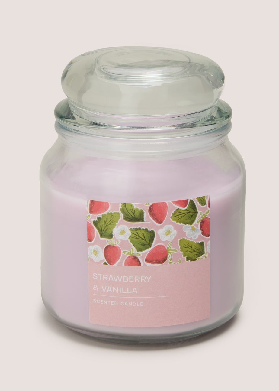 Strawberry & Vanilla Jar Candle