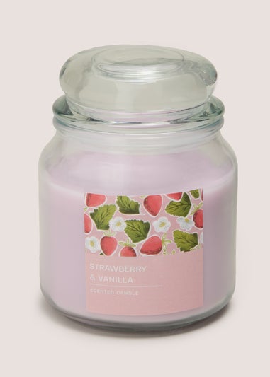 Strawberry & Vanilla Jar Candle