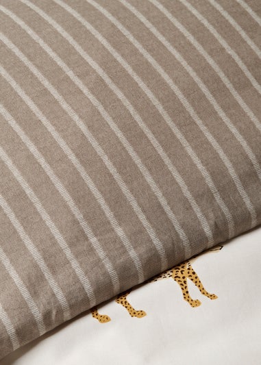 Natural Cheetah Print Duvet Set