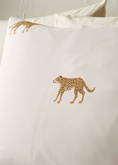 Natural Cheetah Print Duvet Set
