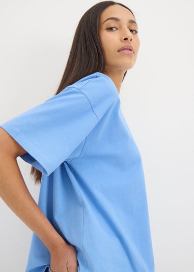 Blue Boxy T-Shirt
