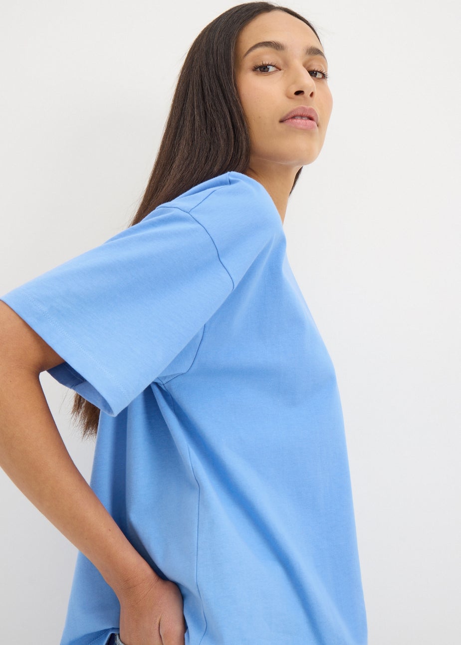 Blue Boxy T-Shirt