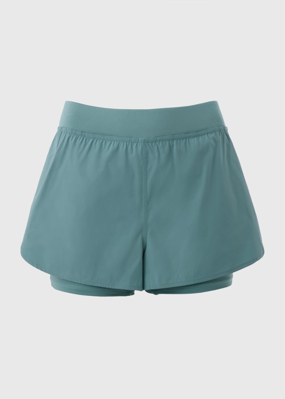 Souluxe Green 2 in 1 Shorts