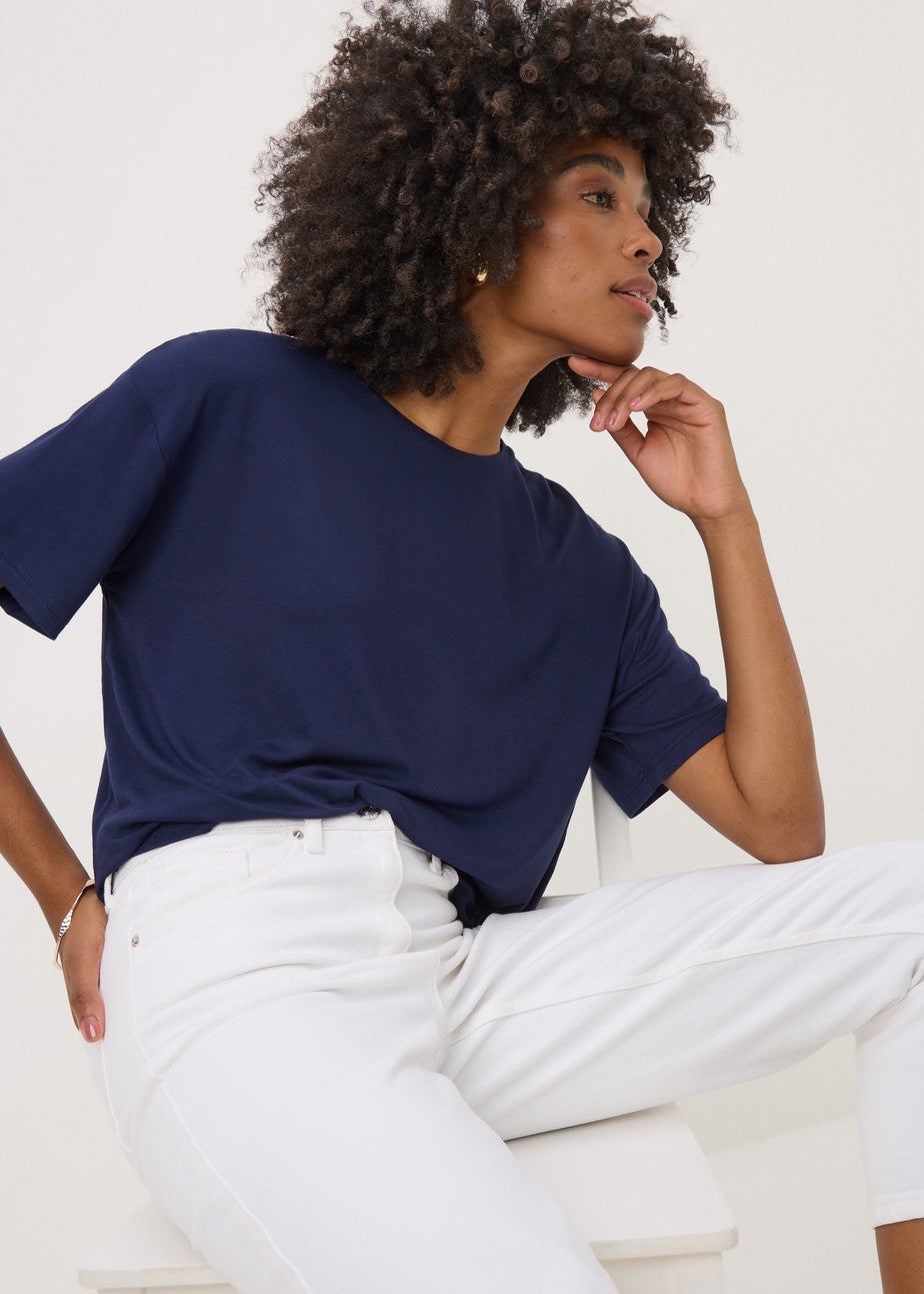 Navy Relaxed Fit T-Shirt