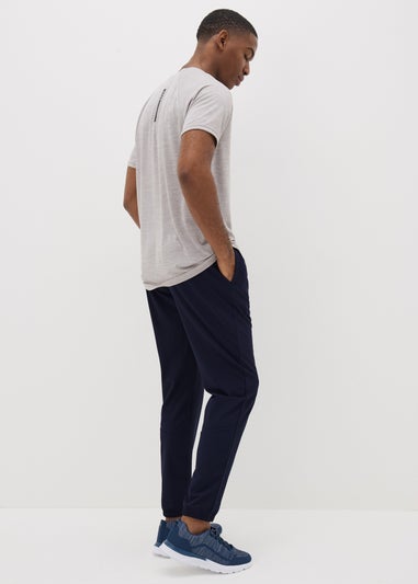 Souluxe Navy Woven Jogging Bottoms