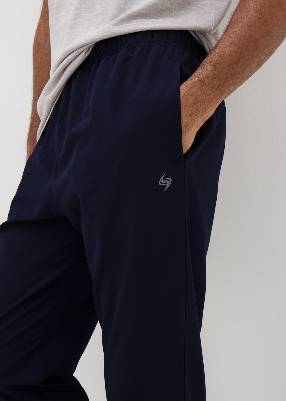 Souluxe Navy Woven Jogging Bottoms
