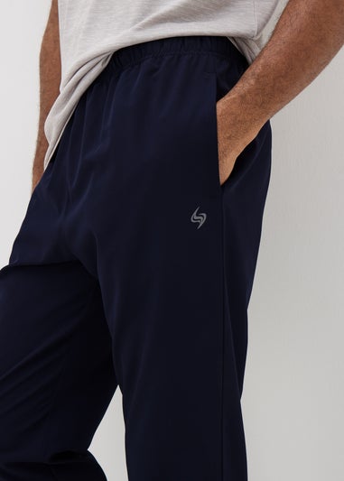 Souluxe Navy Woven Jogging Bottoms