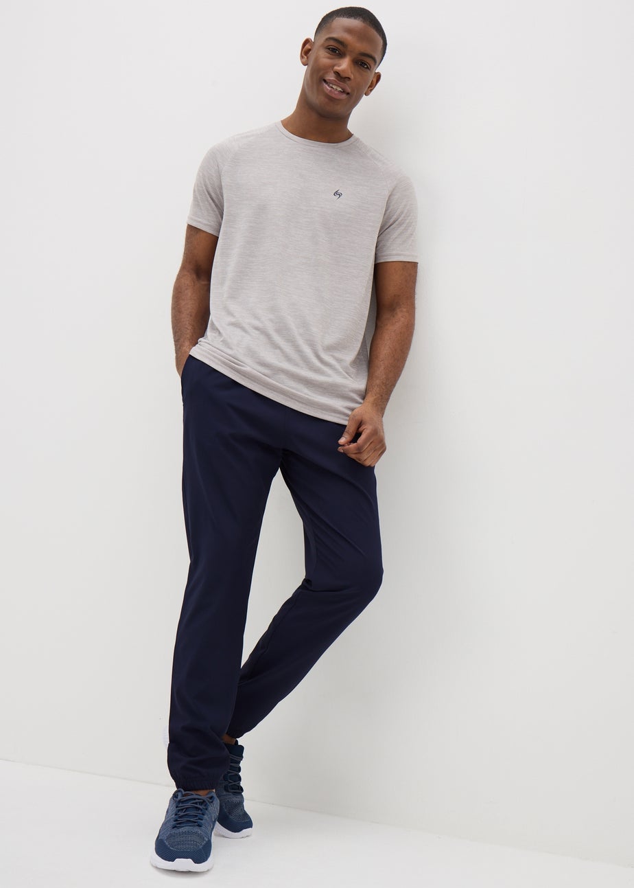 Souluxe Navy Woven Jogging Bottoms