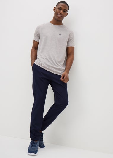 Souluxe Navy Woven Jogging Bottoms