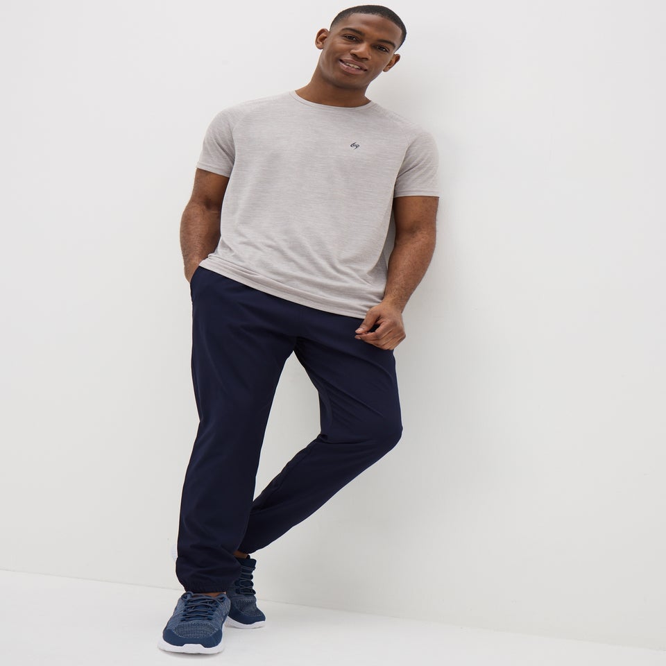 Souluxe Navy Woven Jogging Bottoms