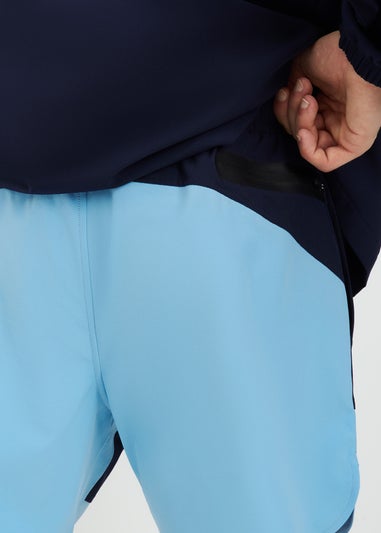 Souluxe Blue Block Shorts