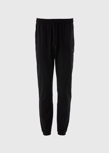Souluxe Black Woven Jogging Bottoms