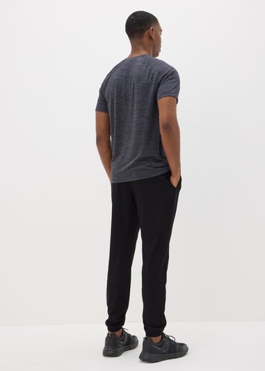 Souluxe Black Woven Jogging Bottoms
