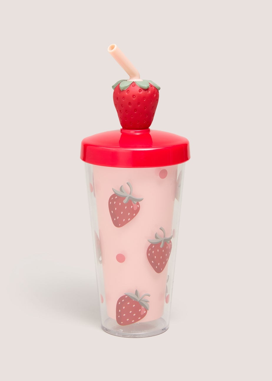 Twisty Strawberry Straw Cup