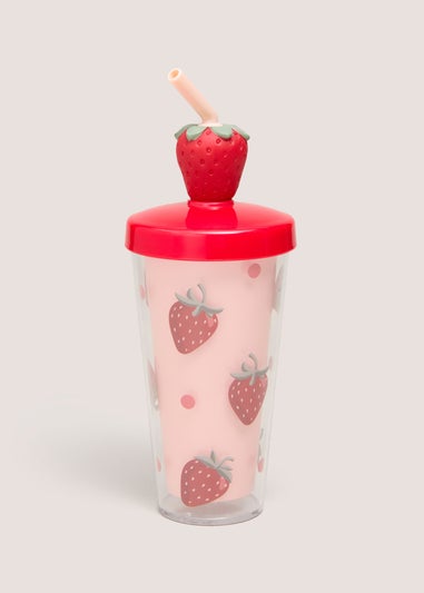 Twisty Strawberry Straw Cup