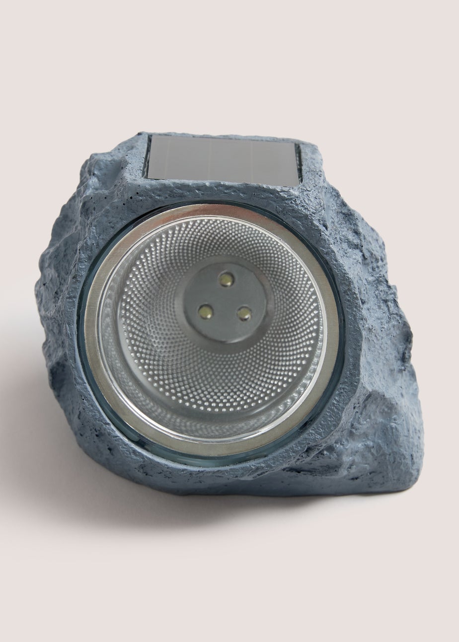 Blue Solar Rock Light