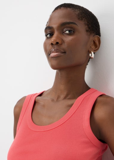 Coral Rib Jersey Vest