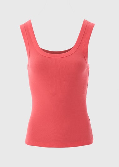 Coral Rib Jersey Vest