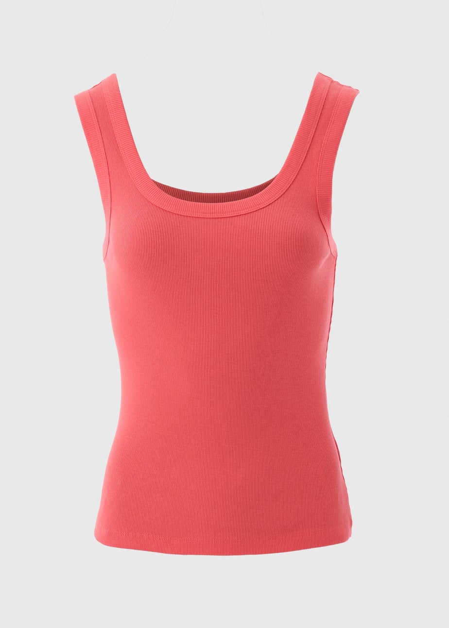 Coral Rib Jersey Vest