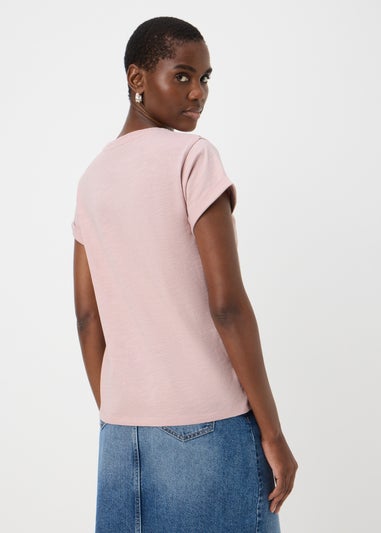 Pink Broderie T-Shirt