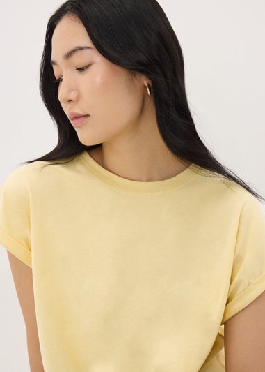Yellow Regular Short Sleeve T-Shirt
