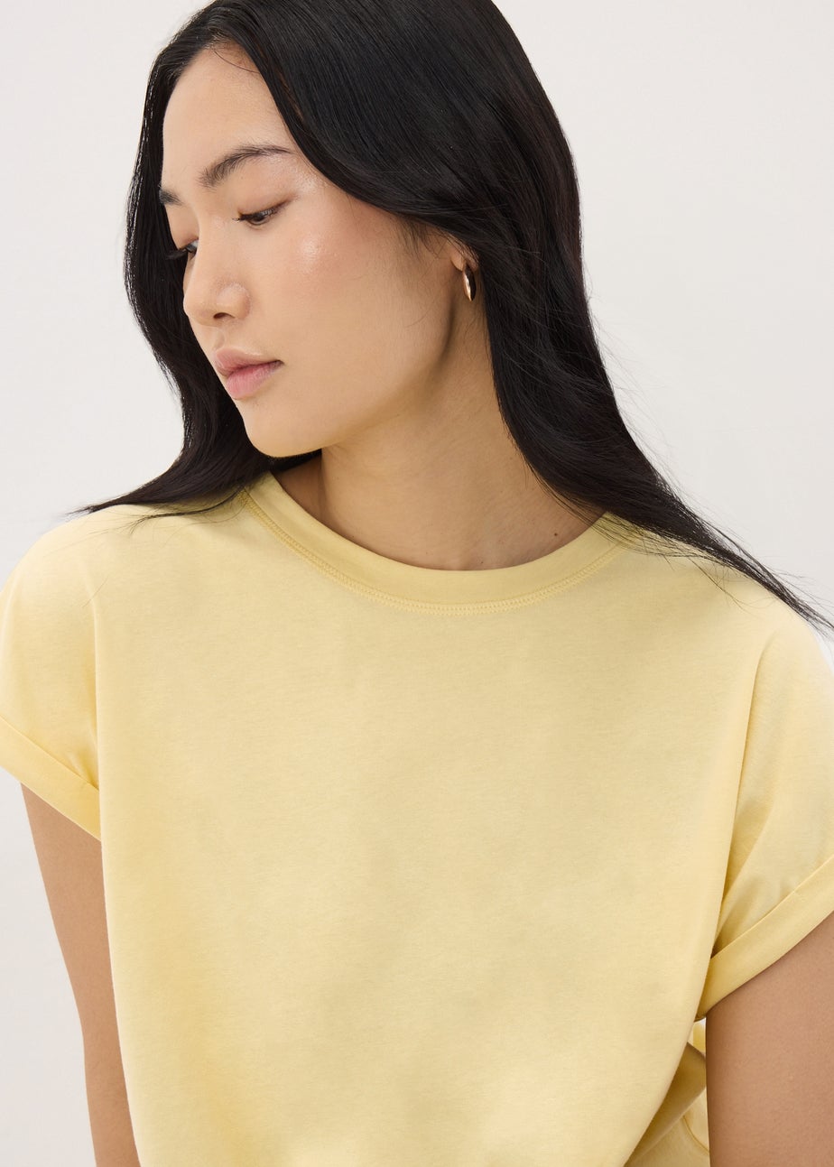 Yellow Regular Short Sleeve T-Shirt