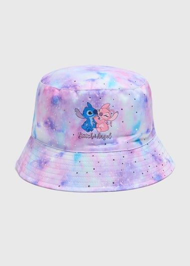 Girls Lilac Stitch Bucket Hat (3-10yrs)