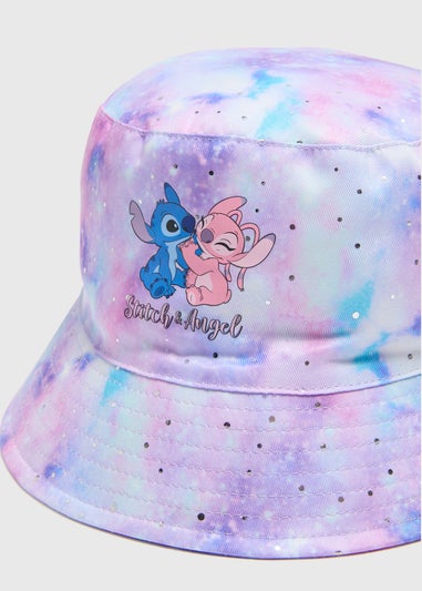 Girls Lilac Stitch Bucket Hat (3-10yrs)