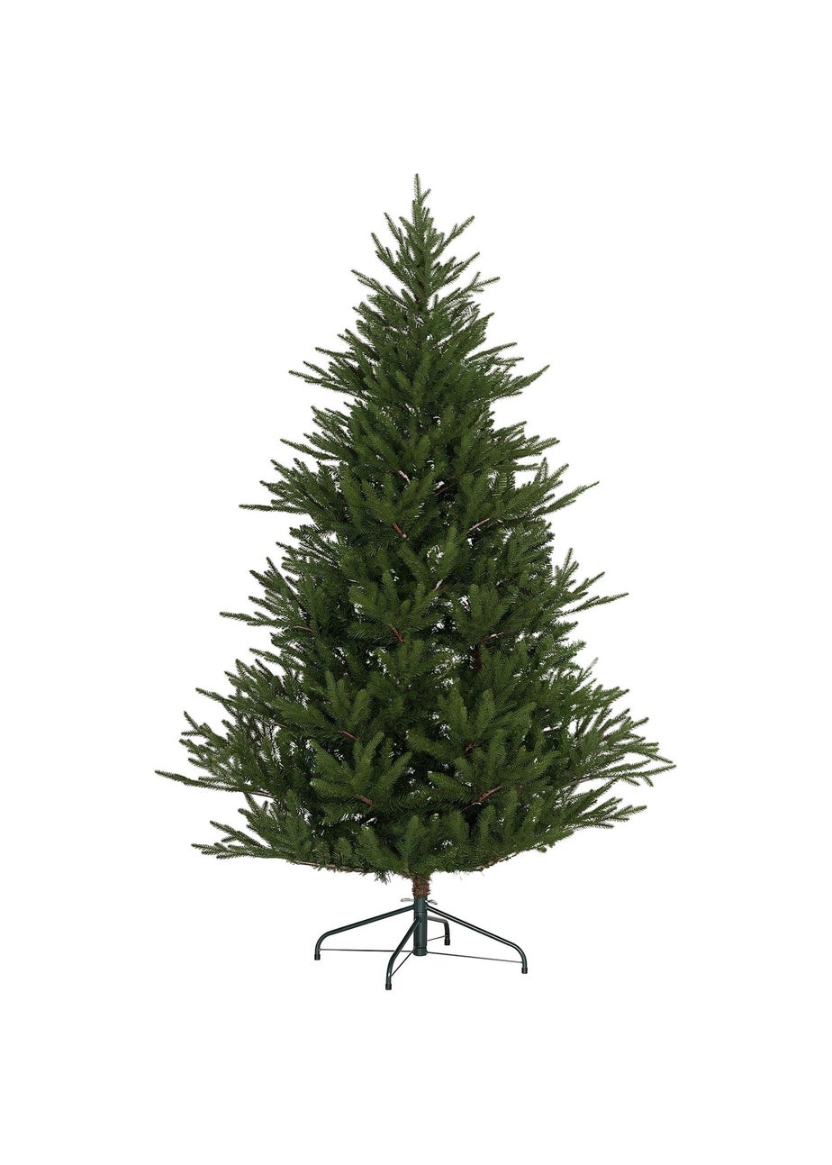 HOMCOM Green 6FT Hinged Branch Christmas Tree