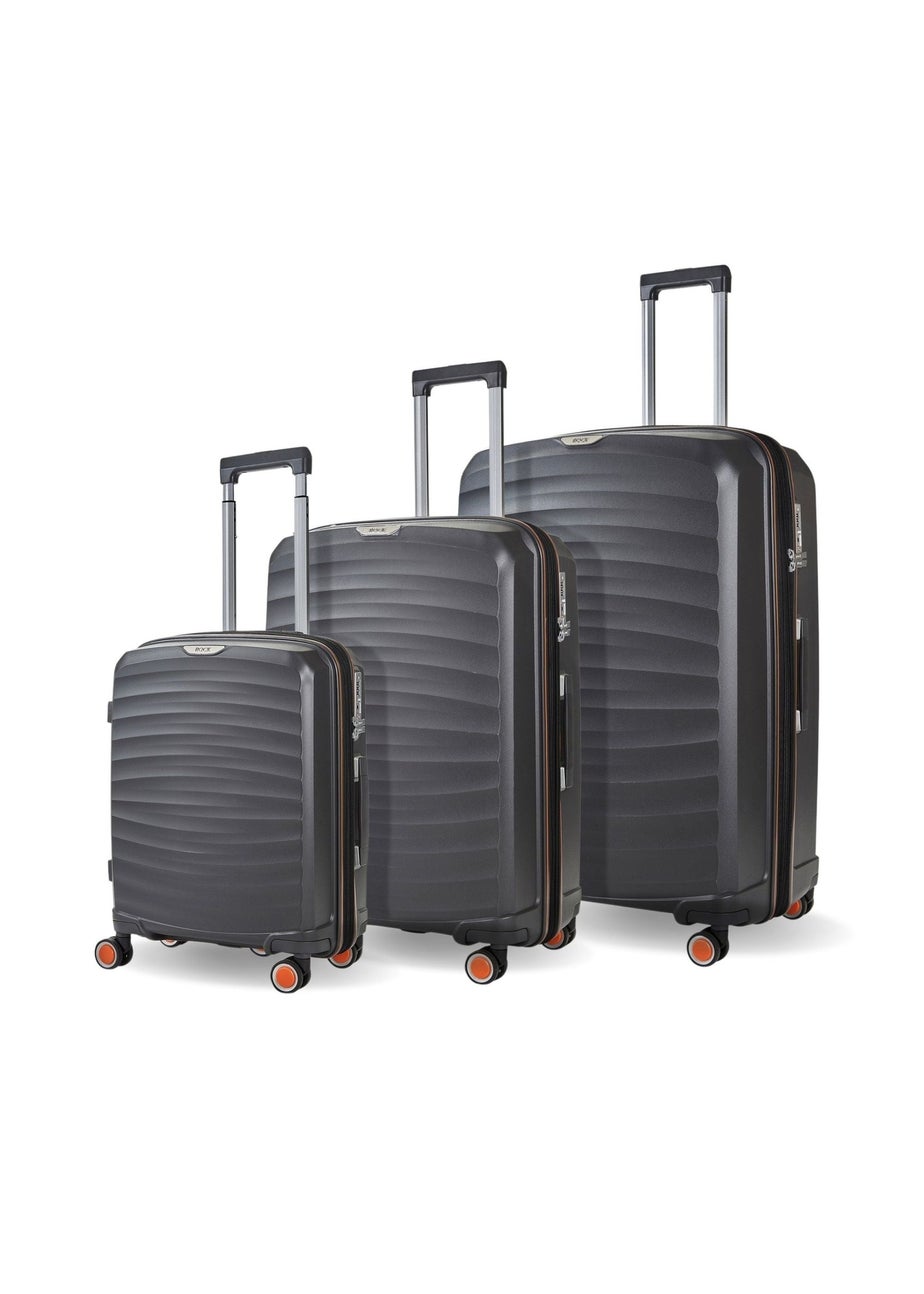 Rock Sunwave Suitcase Charcoal