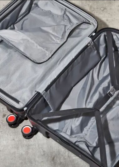 Rock Sunwave Suitcase Charcoal