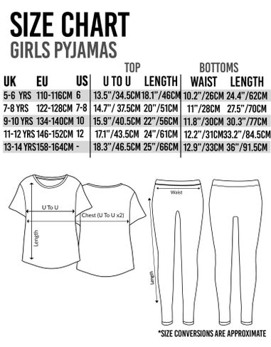 Vanilla Underground Harry Potter Girls Purple Hogwarts Crest Pyjama Set (5 - 14 Years)