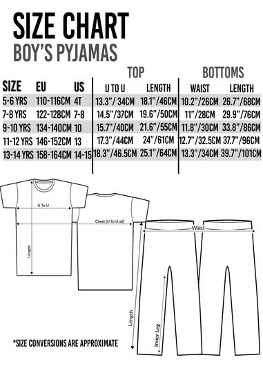 Nintendo Boys Blue Mario & Luigi Pyjama Set (5 - 14 Years)