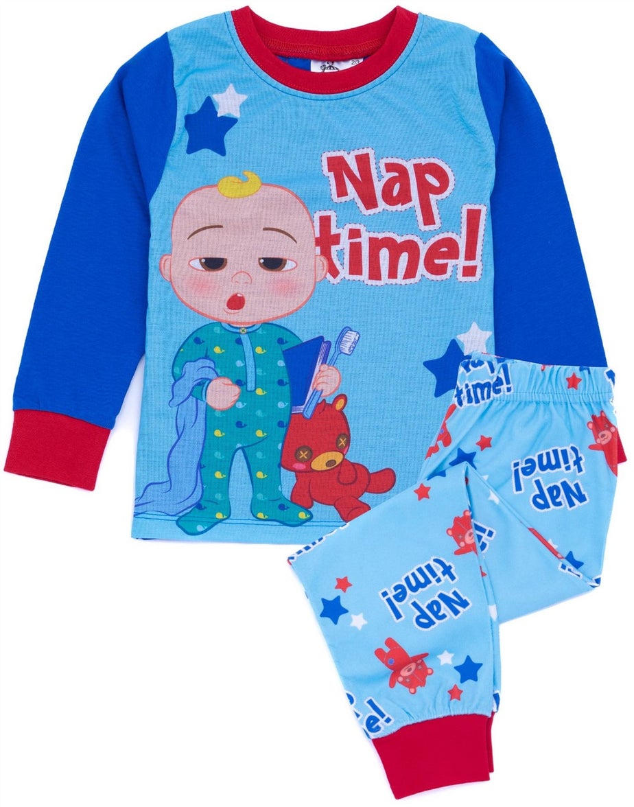 Vanilla Underground Cocomelon Boys Blue Pyjama Set (12 Months-4 Years)