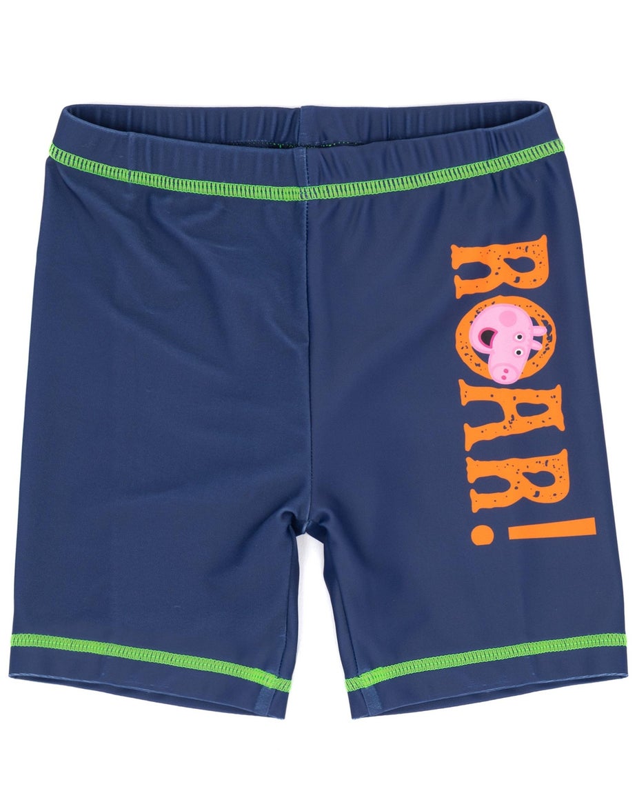 Vanilla Underground Peppa Pig Boys Blue 2 Piece Swim Set (12 Months-6 Years)