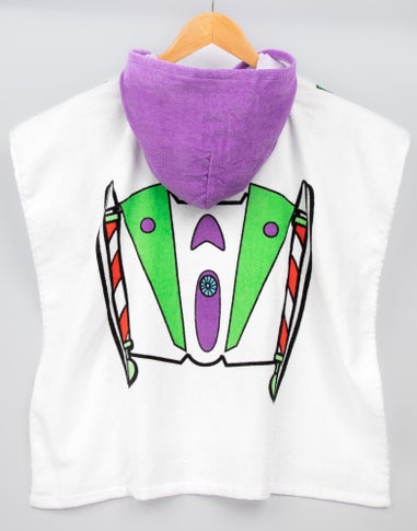 Vanilla Underground Disney Boys Multicoloured Buzz Lightyear Poncho Towel